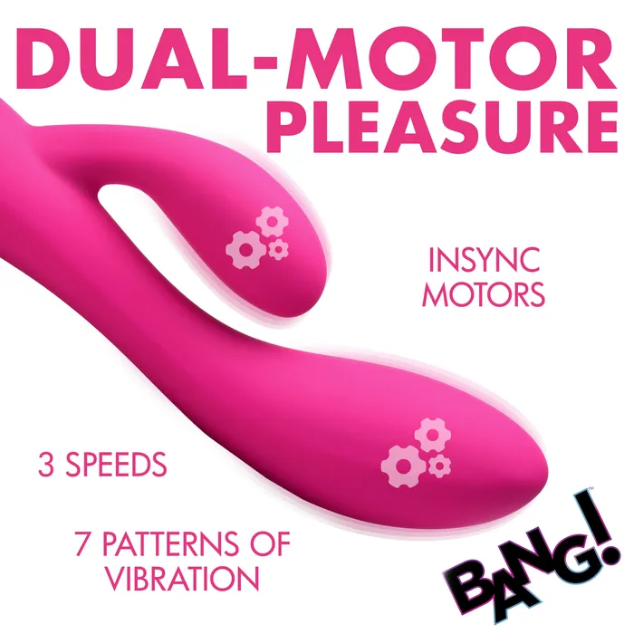 10X Flexible Silicone Rabbit Vibrator | Bang! Female Sex Toys