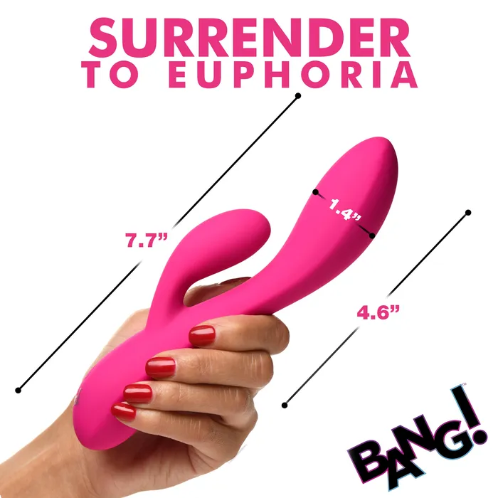 10X Flexible Silicone Rabbit Vibrator | Bang! Female Sex Toys