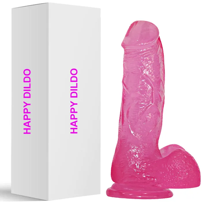 BeBuZZed Dildos Bebuzzed Happy 6 Realistic Dildo Veined Balls Suction Cup Pink BeBuZZed Dildos Bebuzzed Happy 6 Realistic Dildo Veined Balls Suction Cup Pink