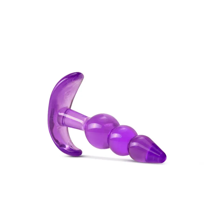 Blush Novelties B Yours Triple Bead Anal butt plug - Purple 9.5 cm Butt Plug | Anal Blush Novelties B Yours Triple Bead Anal butt plug - Purple 9.5 cm Butt Plug | Anal