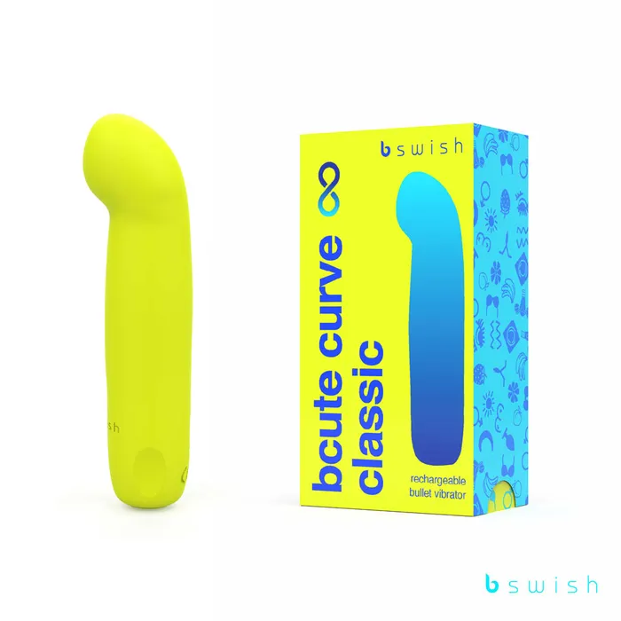 Bswish Vibrators Bcute Curve Infinite Classic Citrus Yellow