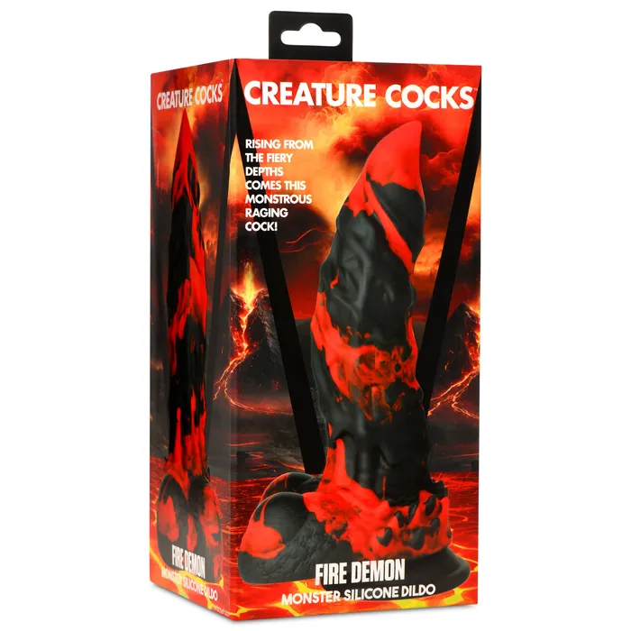Dildos | Fire Demon Monster Silicone Dildo - Creature Cocks