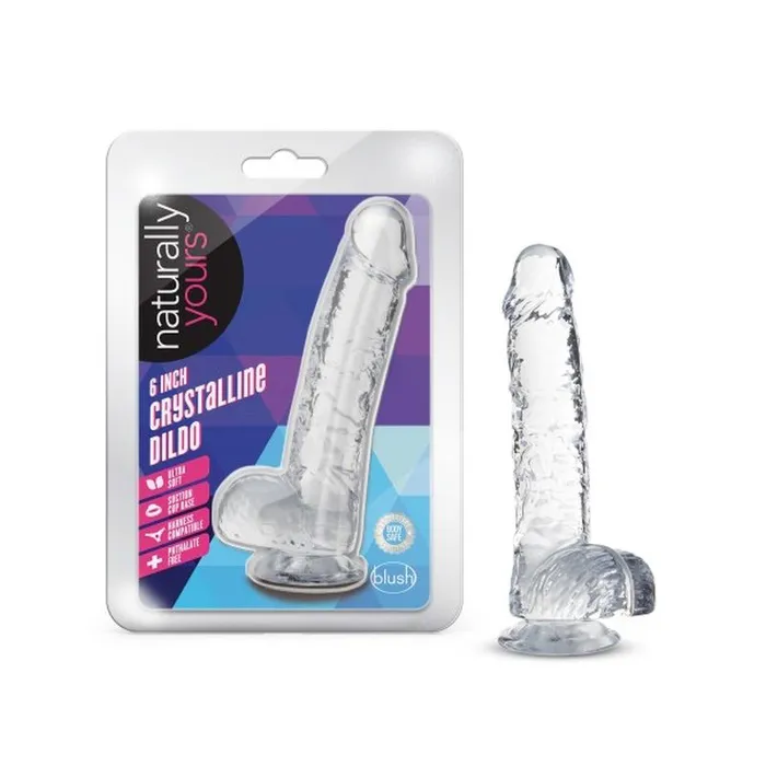 Dildos Naturally Yours 6 Crystaline Dildo Diamond Naturally Yours