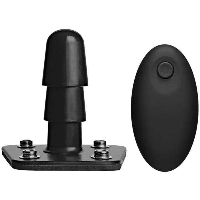 Doc Johnson VacULock Vibrating Plug With Snaps Wireless Remote Black Female Sex Toys Doc Johnson VacULock Vibrating Plug With Snaps Wireless Remote Black Female Sex Toys