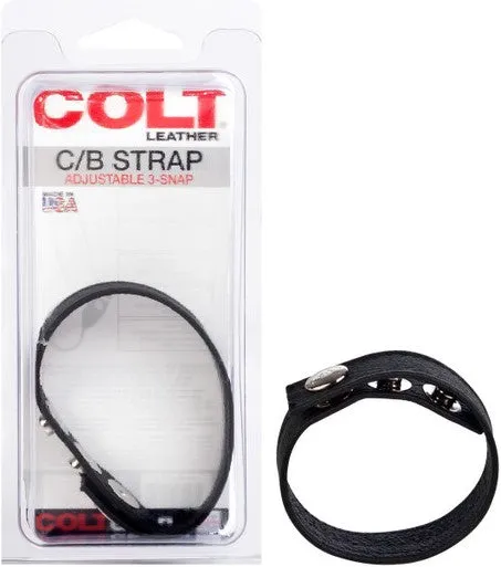 Female Sex Toys | Leather C/b Strap Adjustable 3-snap - California Exotic Novelties Female Sex Toys | Leather C/b Strap Adjustable 3-snap - California Exotic Novelties