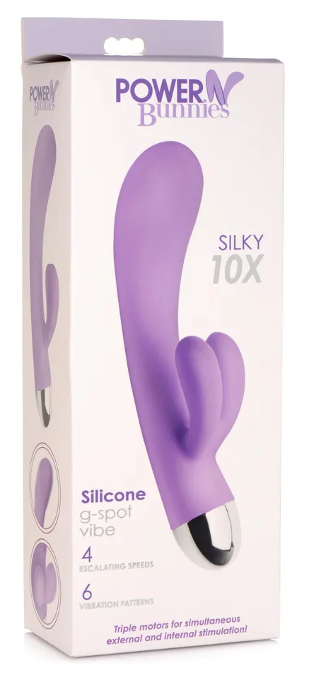 Female Sex Toys | Power Bunnies Silky 10X Silicone G-Spot Vibrator