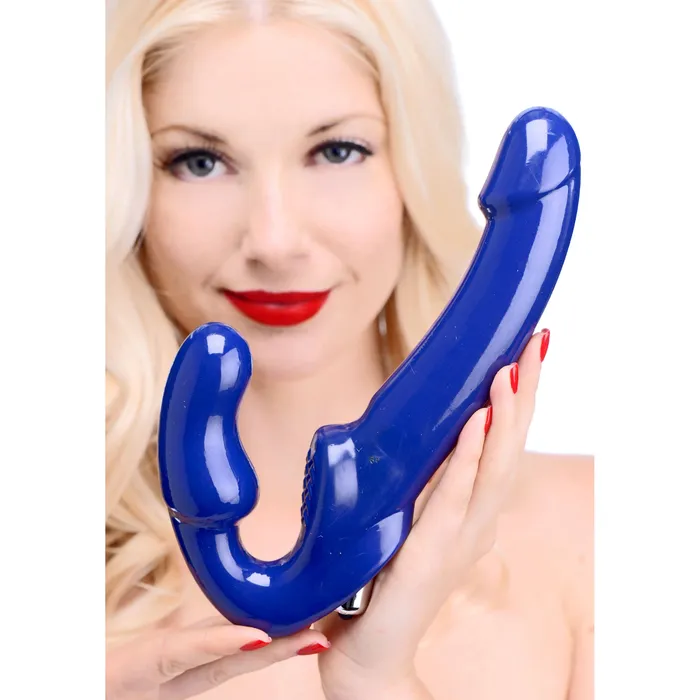 Female Sex Toys Strap U Revolver II Vibrating Strapless Strap On Dildo