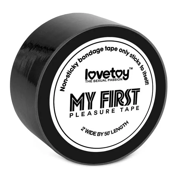 Lovetoy Vibrators | Lovetoy My First Pleasure Tape - Black Bondage Tape - 15 m Length Lovetoy Vibrators | Lovetoy My First Pleasure Tape - Black Bondage Tape - 15 m Length