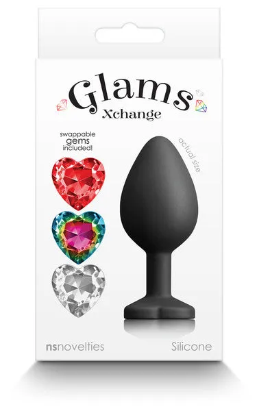 NS Novelties Anal | GLAMS XCHANGE HEART MEDIUM BLACK ANAL PLUG NS Novelties Anal | GLAMS XCHANGE HEART MEDIUM BLACK ANAL PLUG
