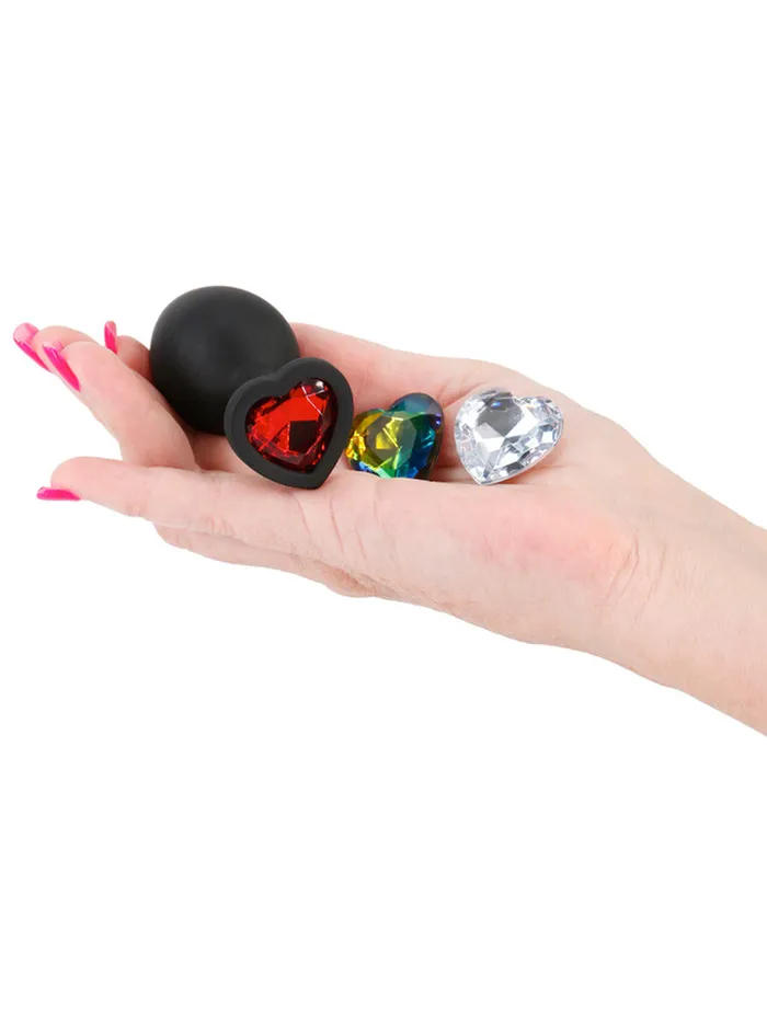 NS Novelties Anal | GLAMS XCHANGE HEART MEDIUM BLACK ANAL PLUG NS Novelties Anal | GLAMS XCHANGE HEART MEDIUM BLACK ANAL PLUG