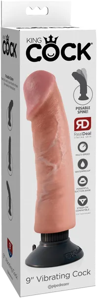 Pipedreams Dildos 9 Vibrating Cock Flesh