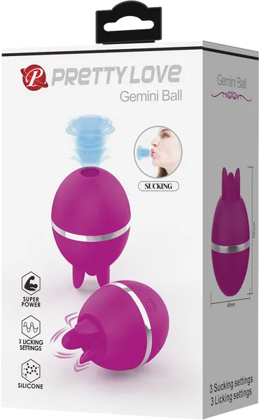 Rechargeable Gemini Ball | Pretty Love Male Sex Toys Rechargeable Gemini Ball | Pretty Love Male Sex Toys