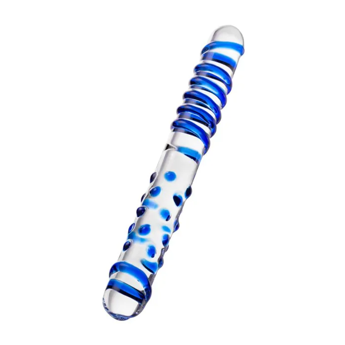 Sexus Glass Dildo Duo Dong 22cm | Sexus Glass Dildos