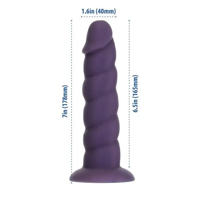 Unicorn Dildo 7in Purple | Addiction Dildos