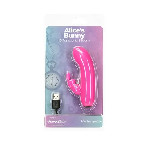Vibrators BMS Enterprises Power Bullet Alices Bunny Pink
