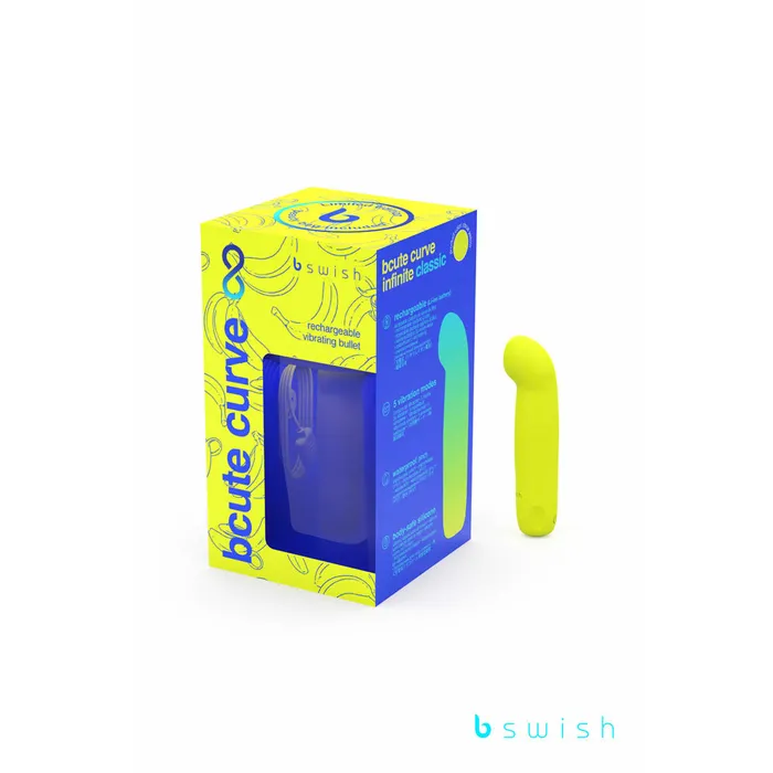 Vibrators Bswish Bcute Curve Infinite Classic Limited Edition Citrus Yellow