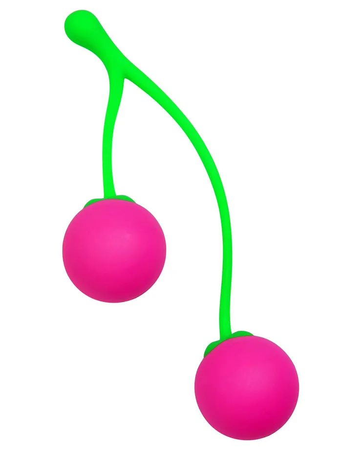 XR Brands Frisky Female Sex Toys Frisky Charming Cherries Silicone Kegel Exercisers XR Brands Frisky Female Sex Toys Frisky Charming Cherries Silicone Kegel Exercisers