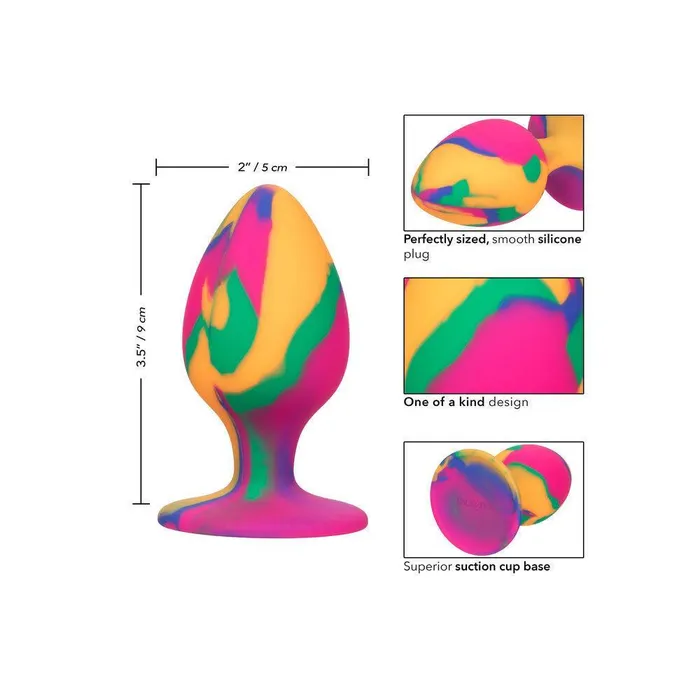 Anal | California Exotic Cheeky Large Tie Dye Butt Plug