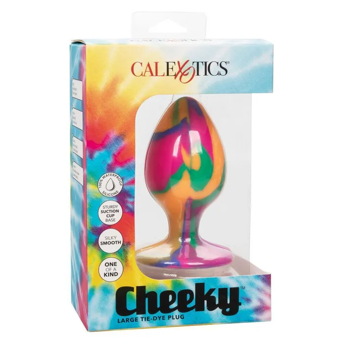 Anal | California Exotic Cheeky Large Tie Dye Butt Plug