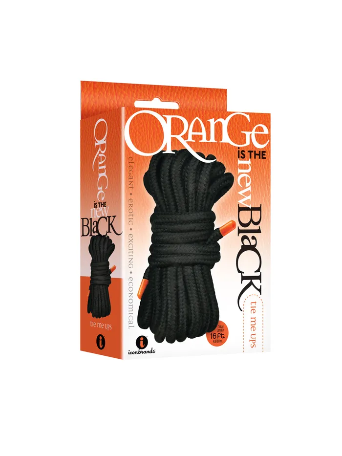 Anal | The 9's Orange Is the New Black Tie Me Ups - Black - Icon Brands Anal | The 9's Orange Is the New Black Tie Me Ups - Black - Icon Brands