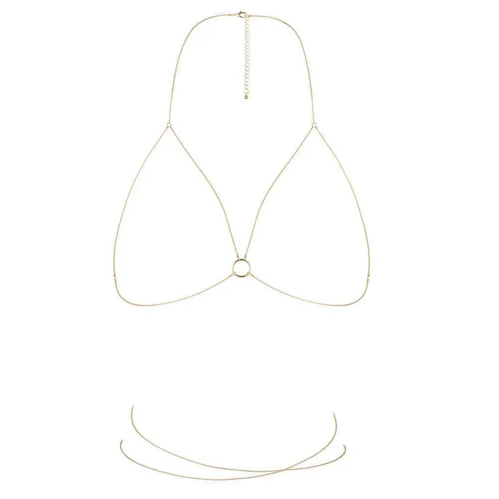 Bijoux Indiscrets Vibrators Bijoux Indiscrets Magnifique Bra Chain Gold