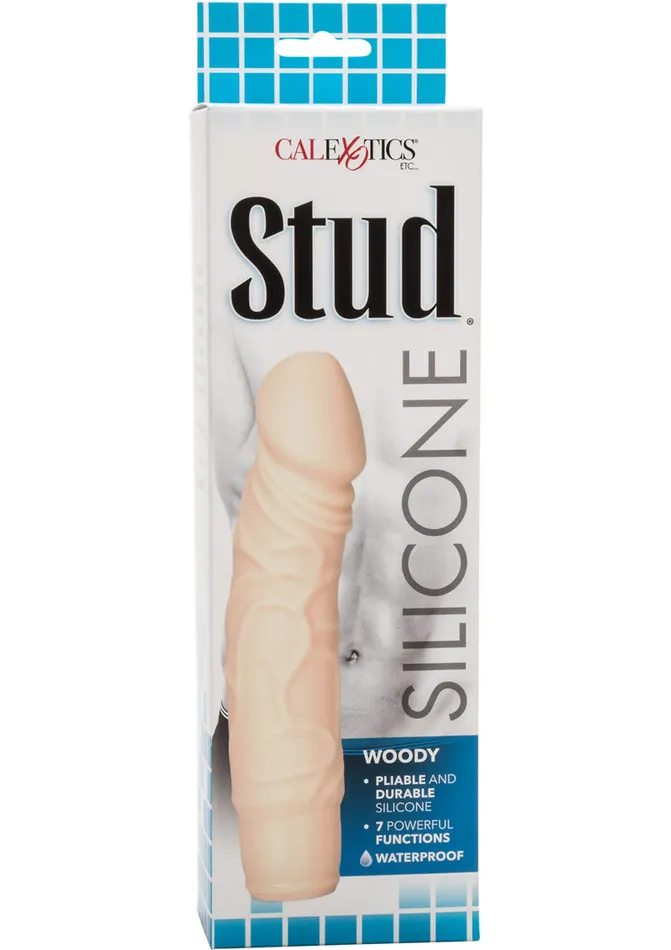California Exotic Novelties Llc Dildos Stud Silicone Woody Vibrating Dong 65 Flesh