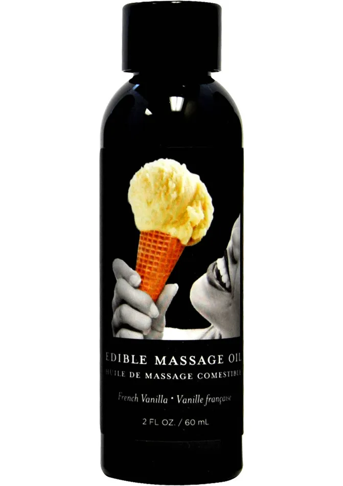 Couples | Edible Massage Oil Vanilla 2Oz - Earthly Body