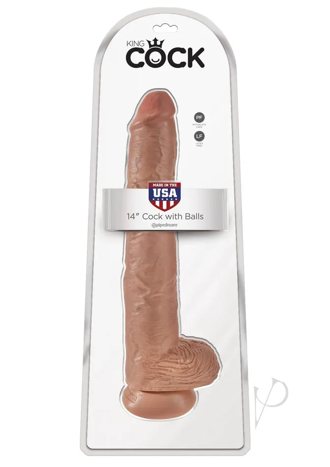 Dildos Pipedream Productsinc Kc 14 CCk WBalls Tan