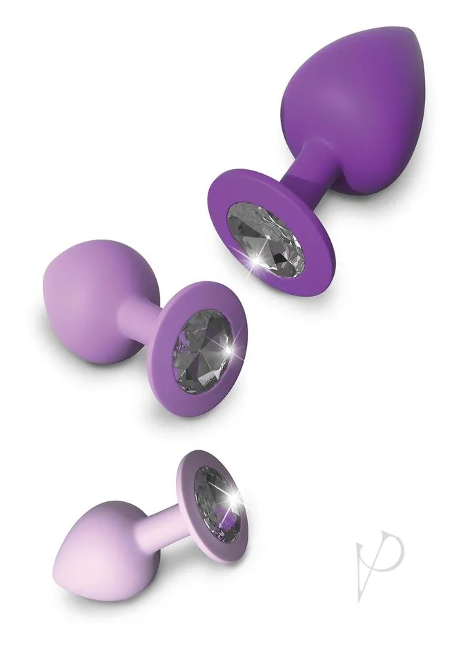 Fantasy For Her Her Little Gems Trainer Set Anal Kit 3 Training Size Plugs Waterproof Silicone Fantasy For Her Anal