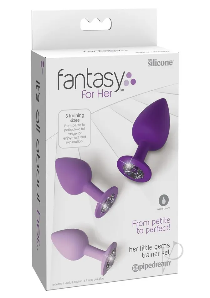 Fantasy For Her Her Little Gems Trainer Set Anal Kit 3 Training Size Plugs Waterproof Silicone | Fantasy For Her Anal Fantasy For Her Her Little Gems Trainer Set Anal Kit 3 Training Size Plugs Waterproof Silicone | Fantasy For Her Anal