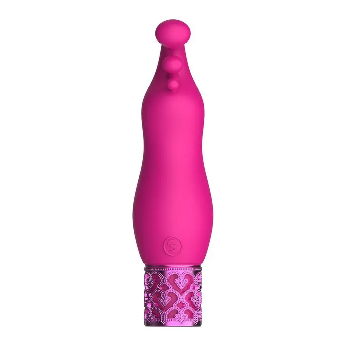 Female Sex Toys | Royal Gems Exquisite Rechargeable Silicone Bullet Pink - Shots Toys
