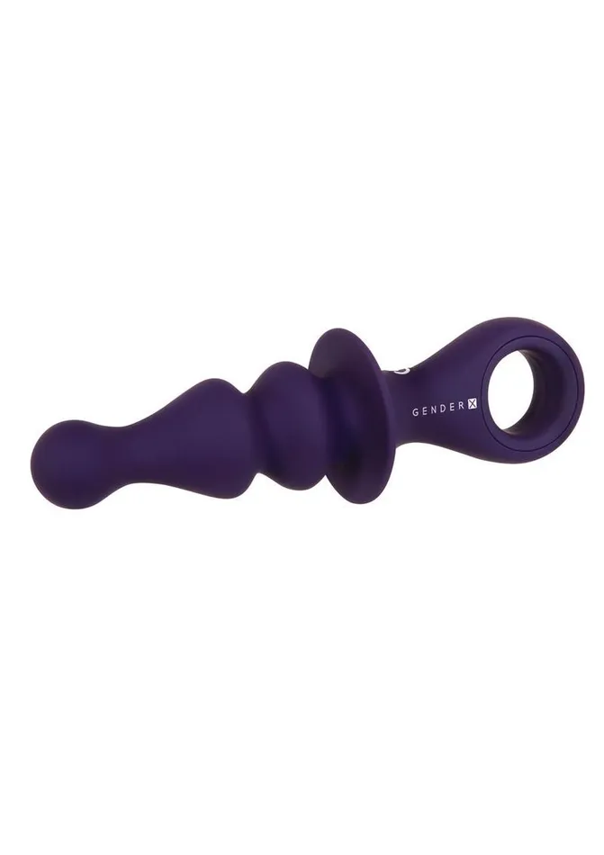 Gender X Male Sex Toys | Gender X Ring Pop Rechargeable Silicone Vibrating Anal Plug