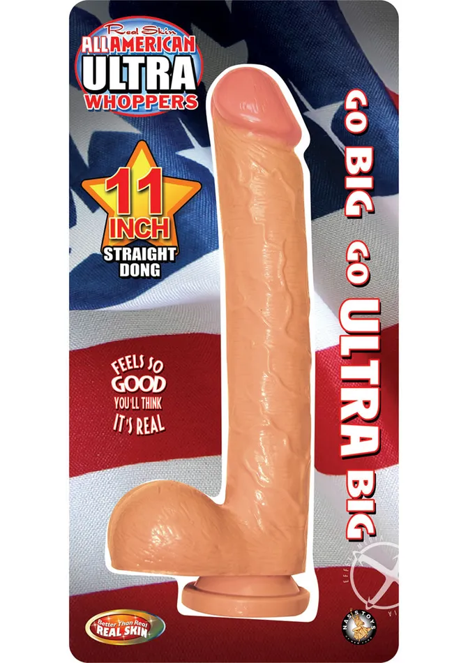 Nasswalk Dildos All American Whopper 11 Straight W Balls