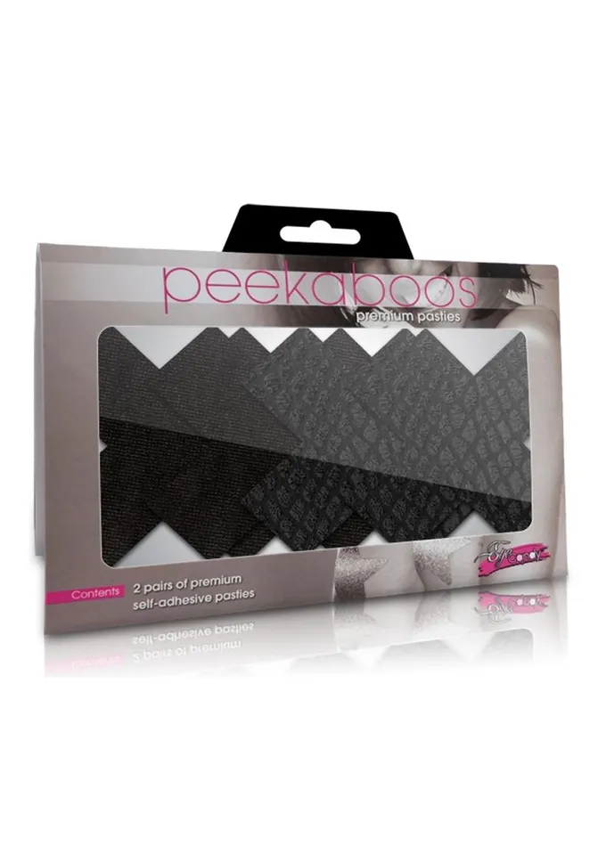 Peekaboo Classic Black X Pasties | PEEKABOO Anal Peekaboo Classic Black X Pasties | PEEKABOO Anal