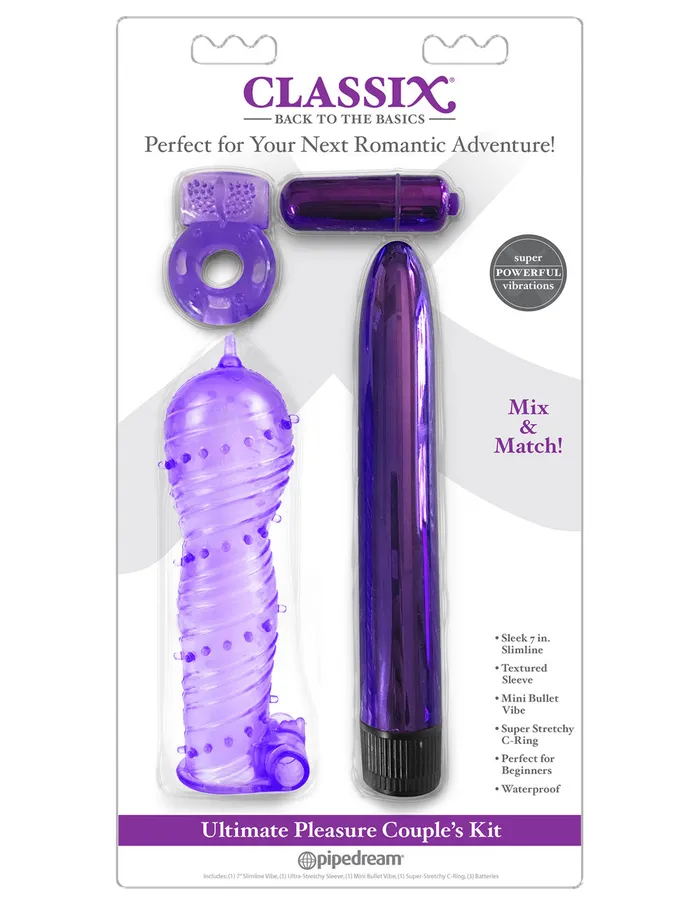 Pipedream Vibrators Classix Ultimate Pleasure Couples Kit