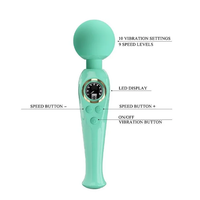 Pretty Love Skyler Wand With LED Display | Pretty Love Vibrators