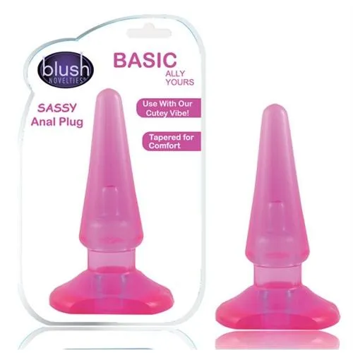 Sassy Anal Plug Pink Blush Novelties Anal