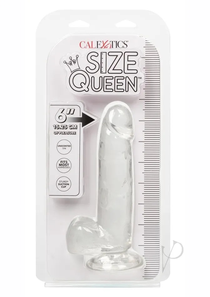Size Queen 6 Clear California Exotic Novelties Llc Dildos