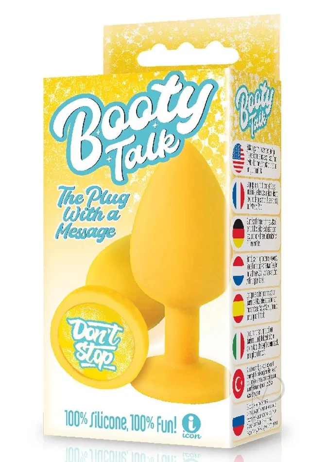 THE 9`S Anal | The 9's - Booty Talk Silicone Butt Plug Don't Stop