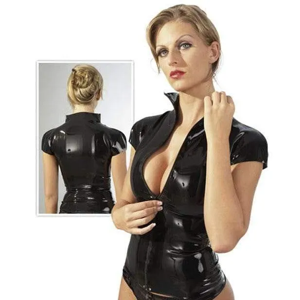The Latex Zip Shirt The Late X Dildos
