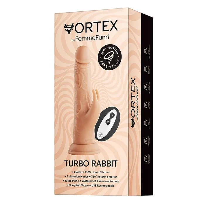 Vibrators | FemmeFunn Vortex Wireless Turbo Rabbit Vibe - FemmeFunn