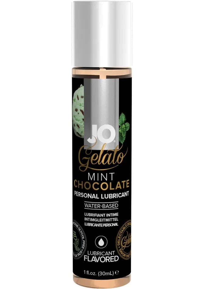 Vibrators System Jo Jo Gelato Lube Mint Chocolate 1Oz