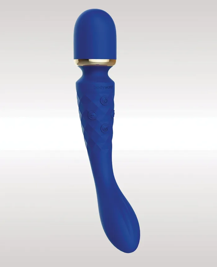 Bodywand Vibrators | XGen Bodywand Luxe 2 Way Wand Head Massager - Blue