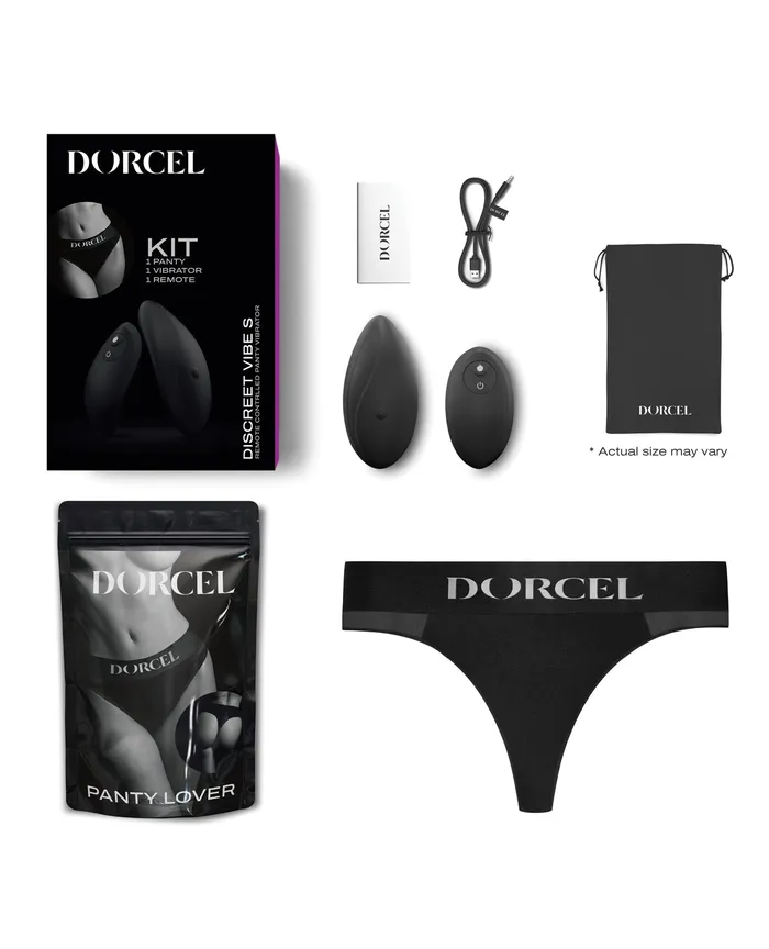 Dorcel Vibrators | Dorcel Discreet Panty Vibe w/Panty XXL - Black