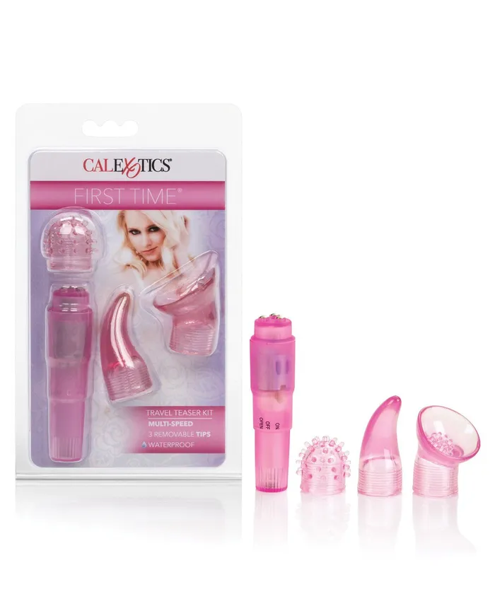 First Time Vibrators First Time Travel Teaser Kit Pink