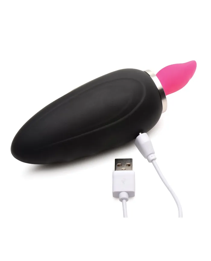 Inmi Vibrators | Inmi Shegasm Lickgasm Mini 10X Licking & Sucking Stimulator - Black/Pink