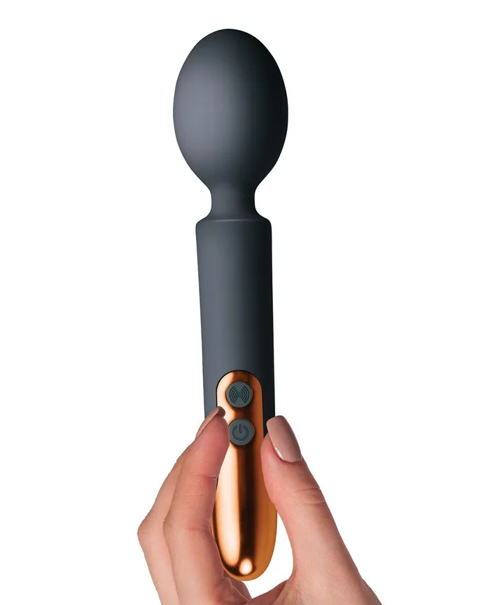 Rocks Off Oriel Rechargeable Wand - Black | Rocks Off Vibrators