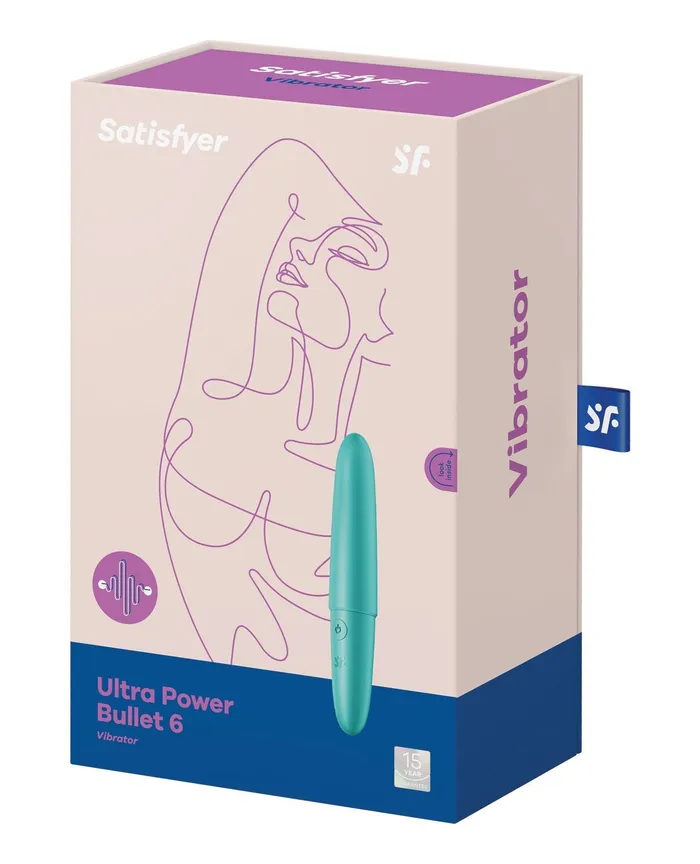 Satisfyer Vibrators | Satisfyer Ultra Power Bullet 6 - Turquoise