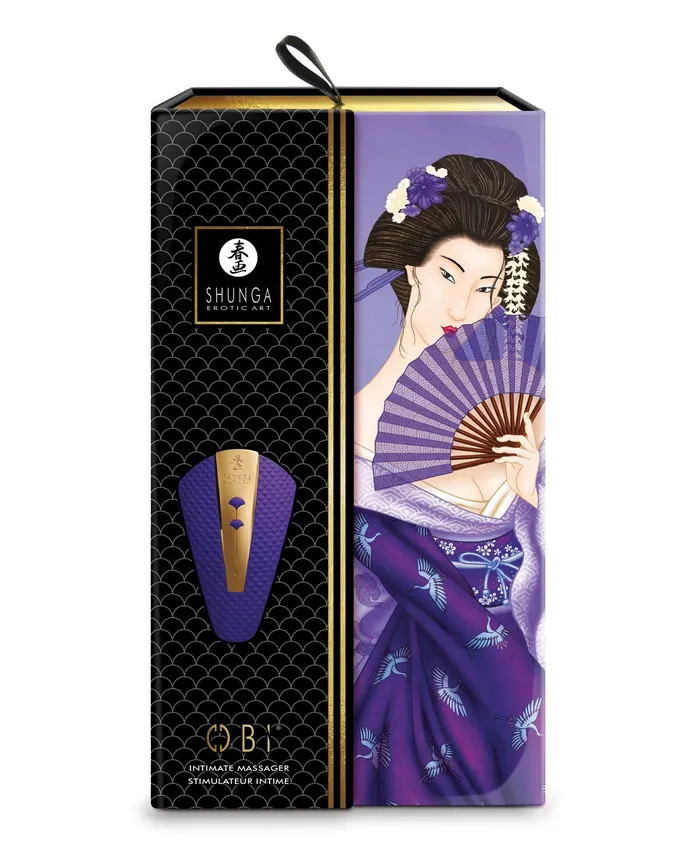 Shunga Vibrators | Shunga Obi Intimate Massager - Purple