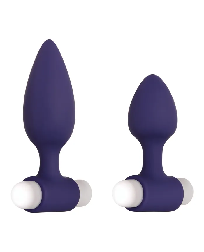 Vibrators | Evolved Evolved Dynamic Duo Anal Rechargeable - Purple/White